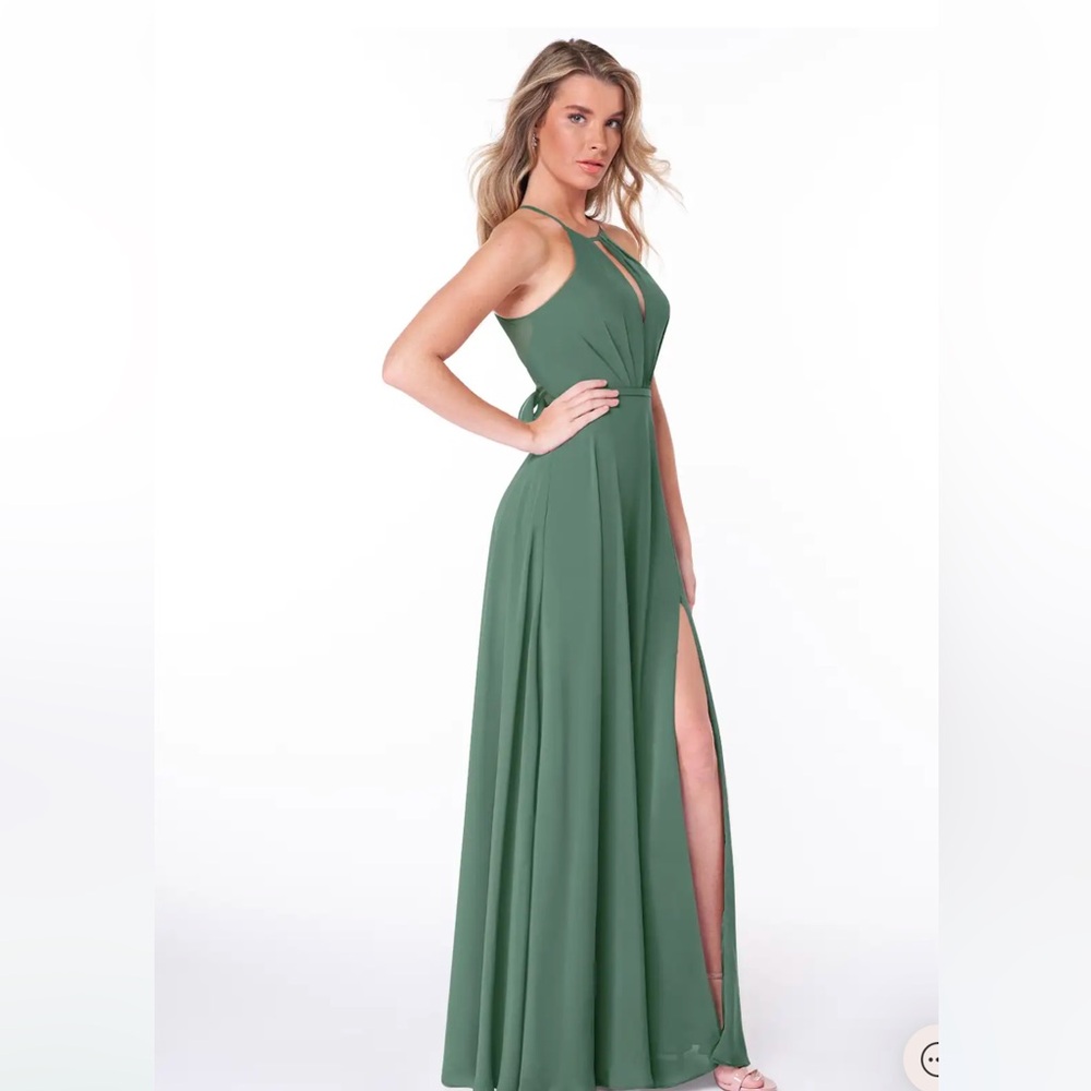 Azazie Evalleen Dress - Eucalyptus